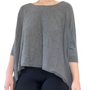 Gray Batwing Sweater